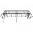 Heavy Gauge Steel Queen Mattress Support, Stylish Black, Ideal For Bedroom Modern Holder Construction, Heavy-Duty Steel, Black Appearance-252402171