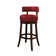 Kaelia Swivel Upholstered Counter Stool with Solid Wood Frame
