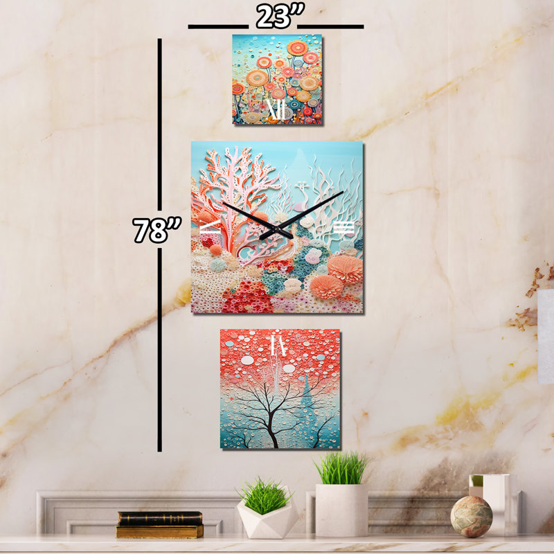 Brucknell Metal Wall Clock