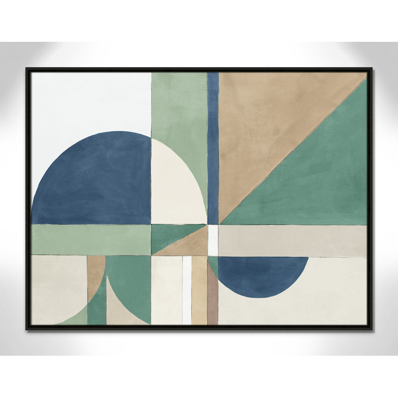 Floater Frame Canvas, 31.5" H x 41.5" W x 2" D, Espresso Framed