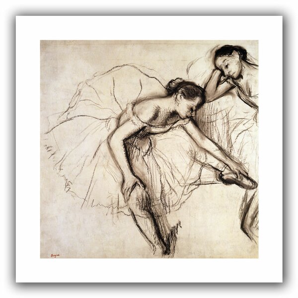 Pen & ink drawing after Edgar Degas 'Little Dancer' girl ballet dancer |  eBay
