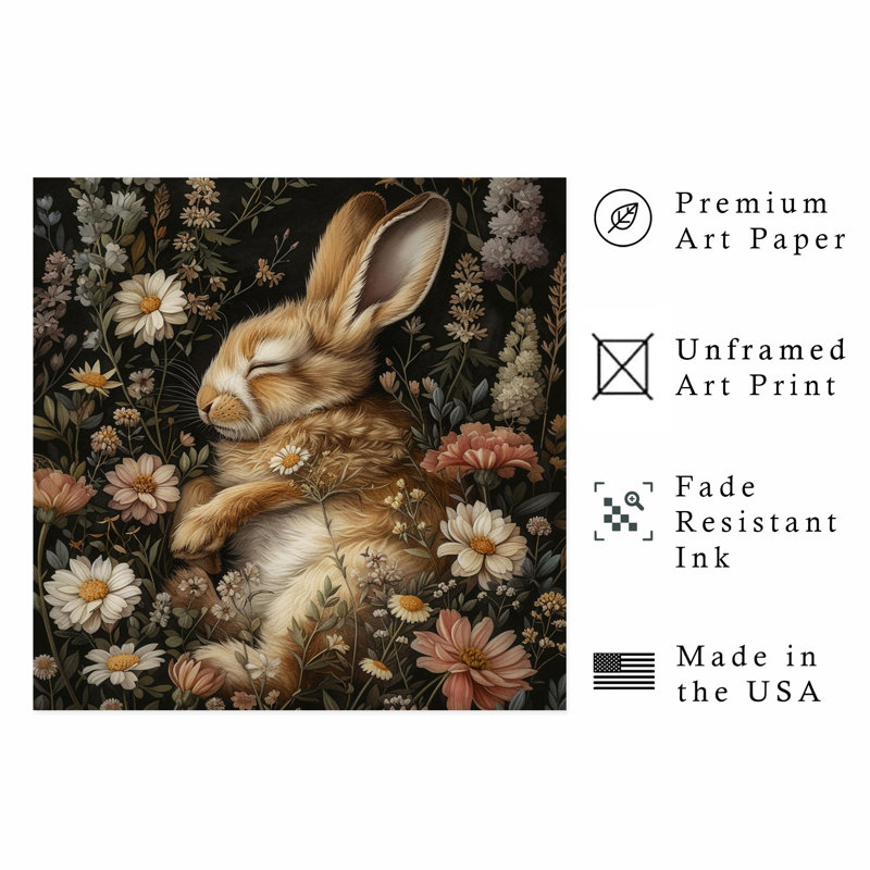 Animaux, animaux, William Morris Bunny Rabbit, H 24 po x l 24 po