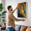 Gilded Flows Abstract - Wrapped Canvas-1478828394-1478828397