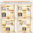 Freestanding Closet System with Mirrors, Drawers and Shoe Racks-53113125