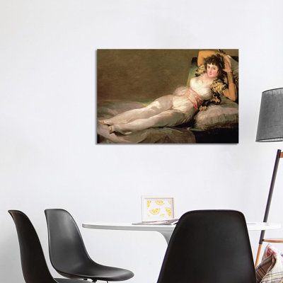 The Clothed Maja, C.1800 by Francisco Goya - Wrapped Canvas Gallery-Wrapped Canvas Giclée