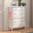 White Solid wood Shoe Storage