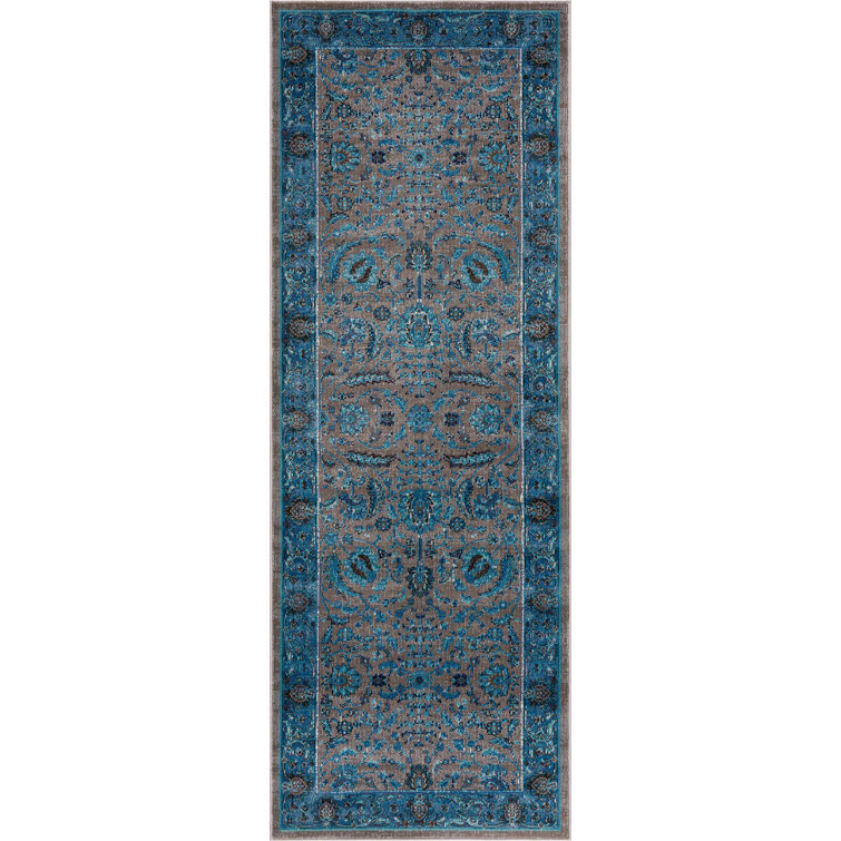 Tapis bleu Eawood Mardin