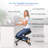 Pugliese Adjustable Height Ergonomic Kneeling Chair with Wheels