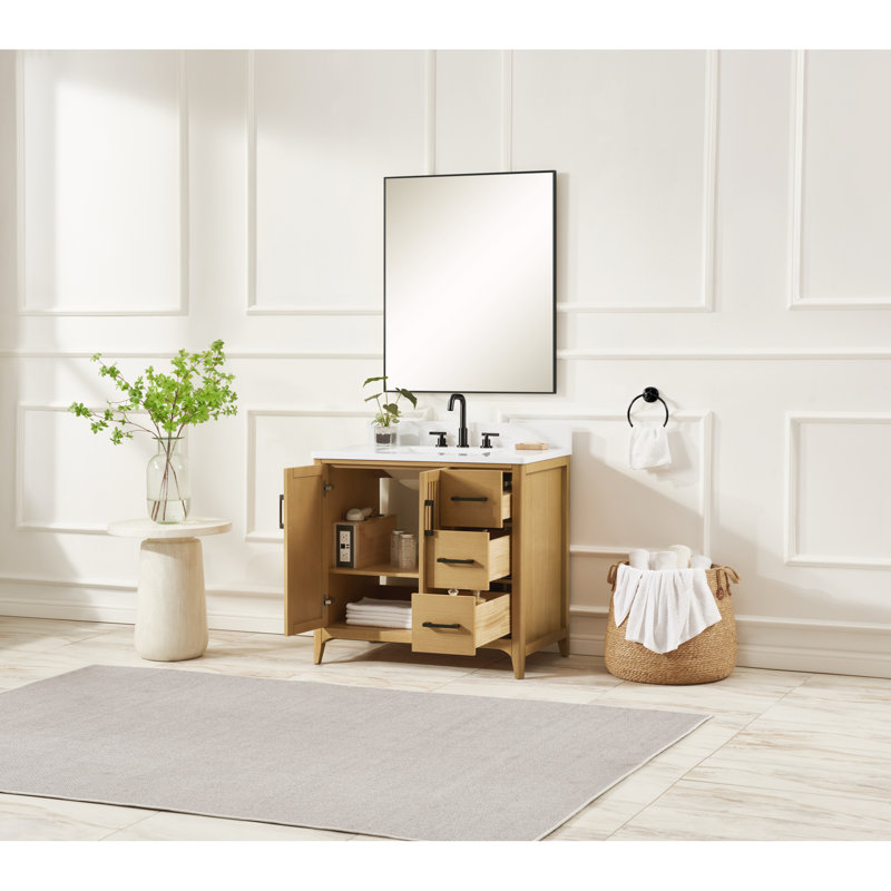 Single Bathroom Vanity with Top