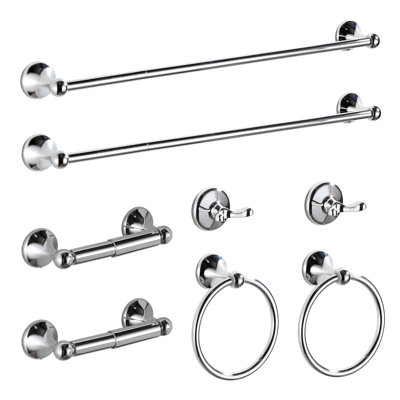 8 - Piece Bathroom Hardware Set