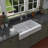 Karran Quartz 34'' X 21-1/4'' Double Bowl 60/40 Retrofit Farmhouse/Apron Front Kitchen Sink Kit-50597932