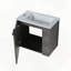 Meuble-lavabo flottant avec évier-156694202