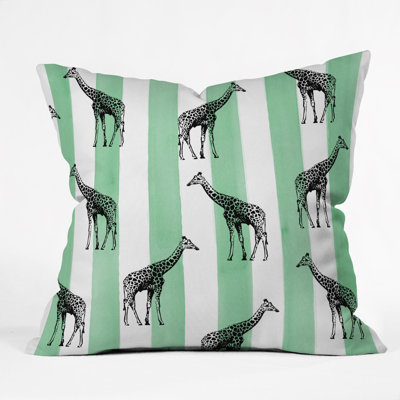Coussin extérieur rayures et taches Natalie Baca