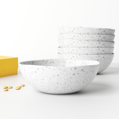 Bol de fusion Samata Terrazzo - blanc - 7 po