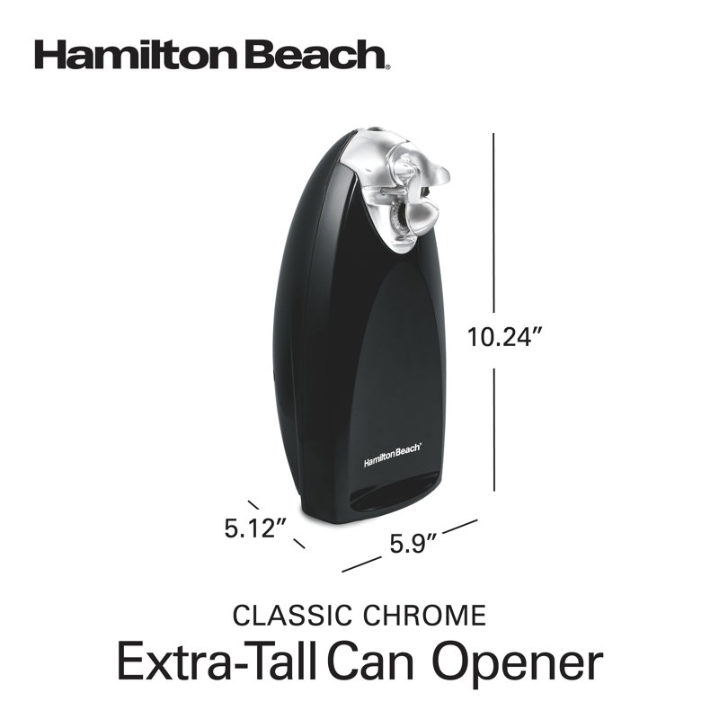 Hamilton Beach® Classic Chrome Extra-Tall Can Opener