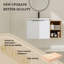 Ensemble de meuble-lavabo mural simple 36 po Reannan