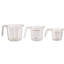 3-Piece Plastic Measuring Jug Set