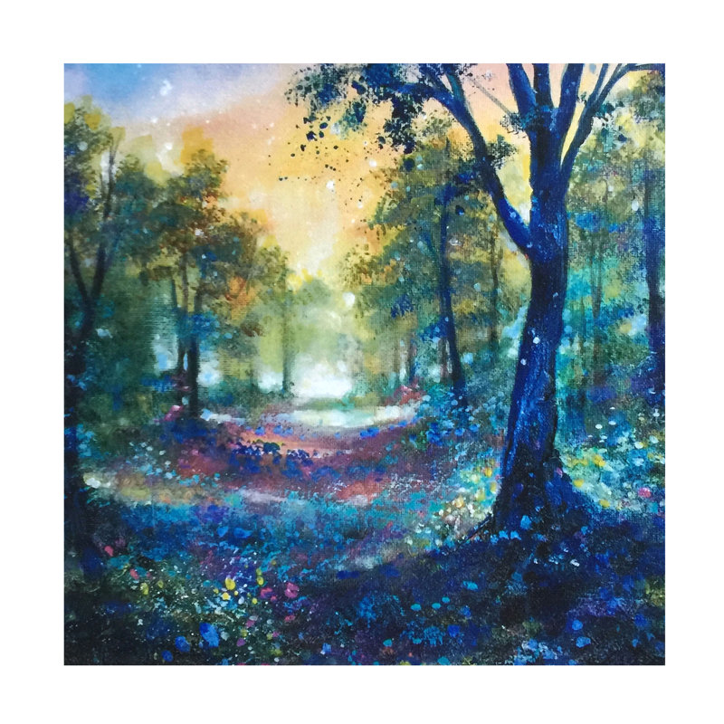 Art sur toile par Jennifer Taylor, H 18 po x l 18 po