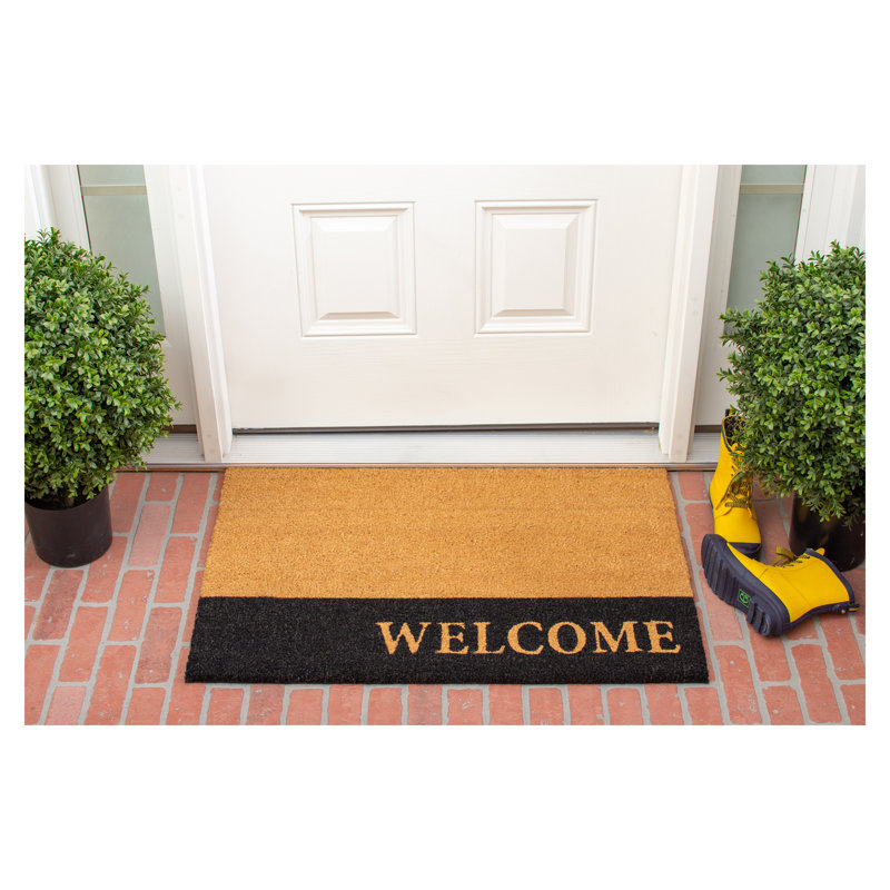 Tapis d'entrée antidérapant Glenvil, H 0,6 po x l 48 po x P 30 po