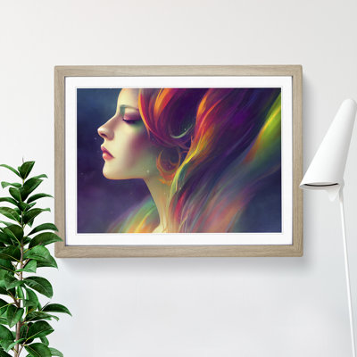 Electric Woman - Single Picture Frame Painting