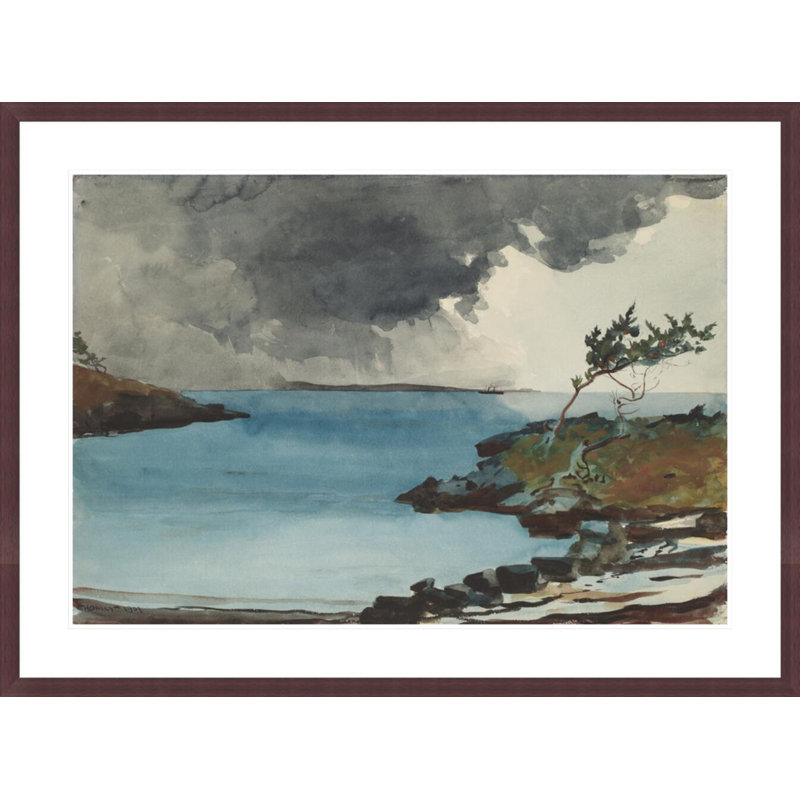 «The Coming Storm» par Winslow Homer, impression giclée sur cadre, H 30,87 po x l 41,5 po
