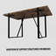 Table de salle à manger rectangulaire 1 pièce sans chaise-843702912-843702918