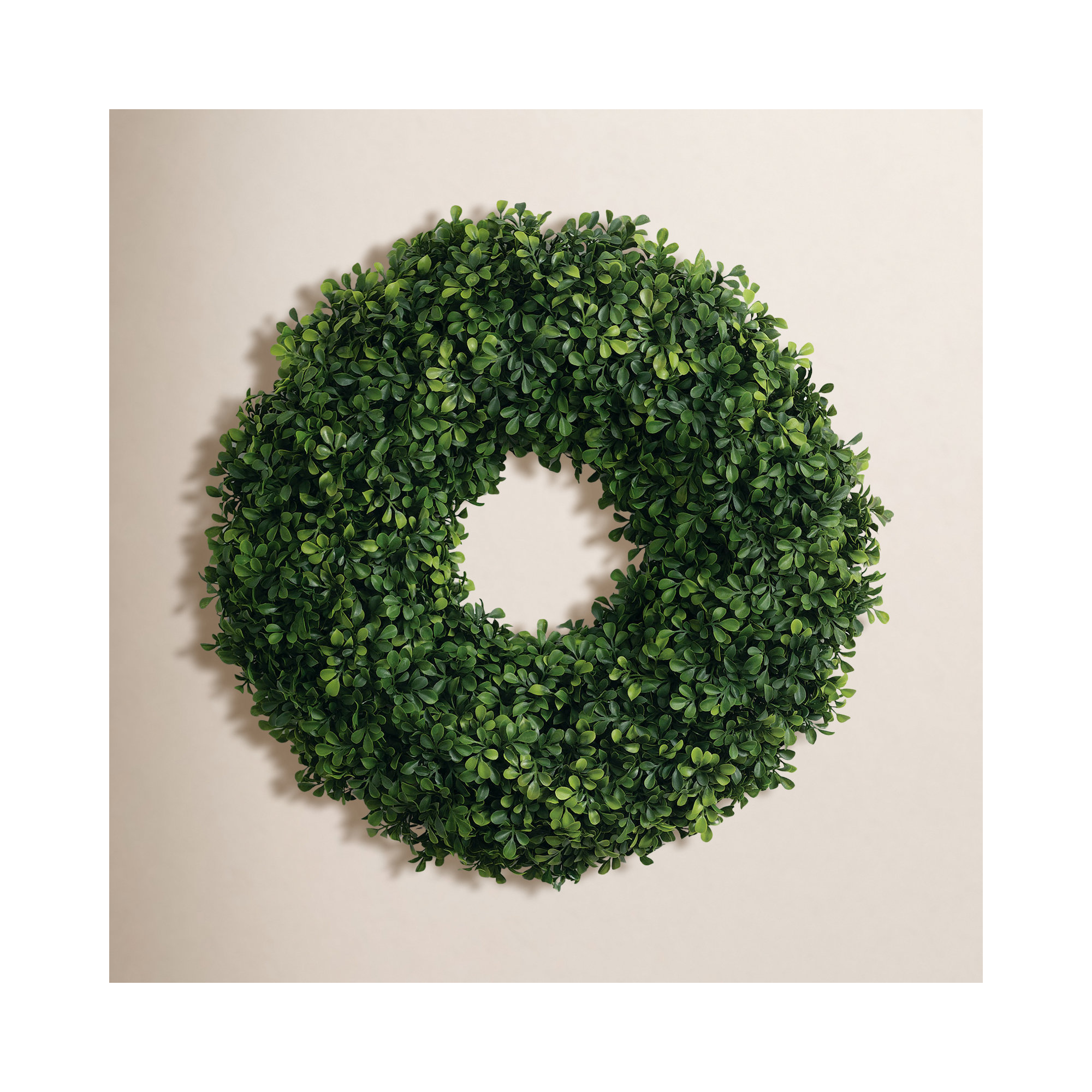23" Artificial Boxwood Wreath
