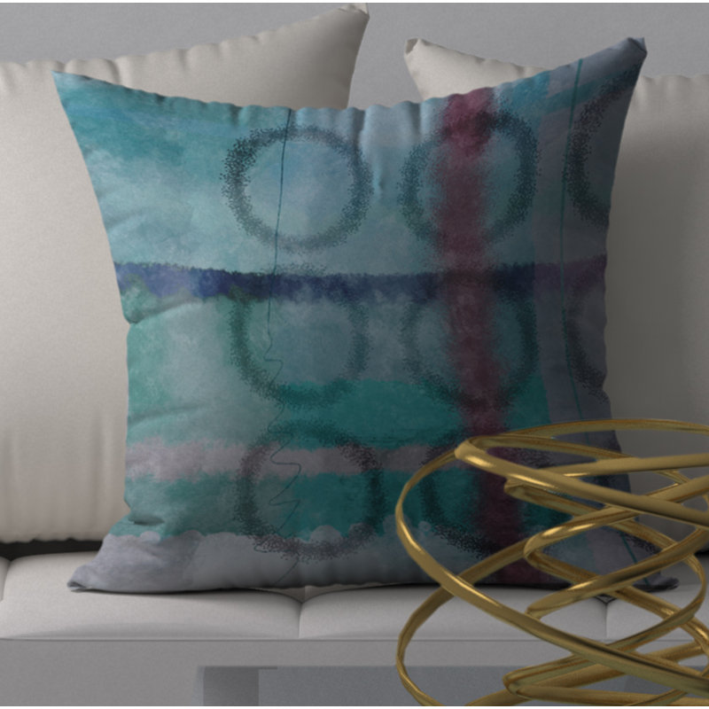 Housse de coussin carrée/insert, 18" x 18"