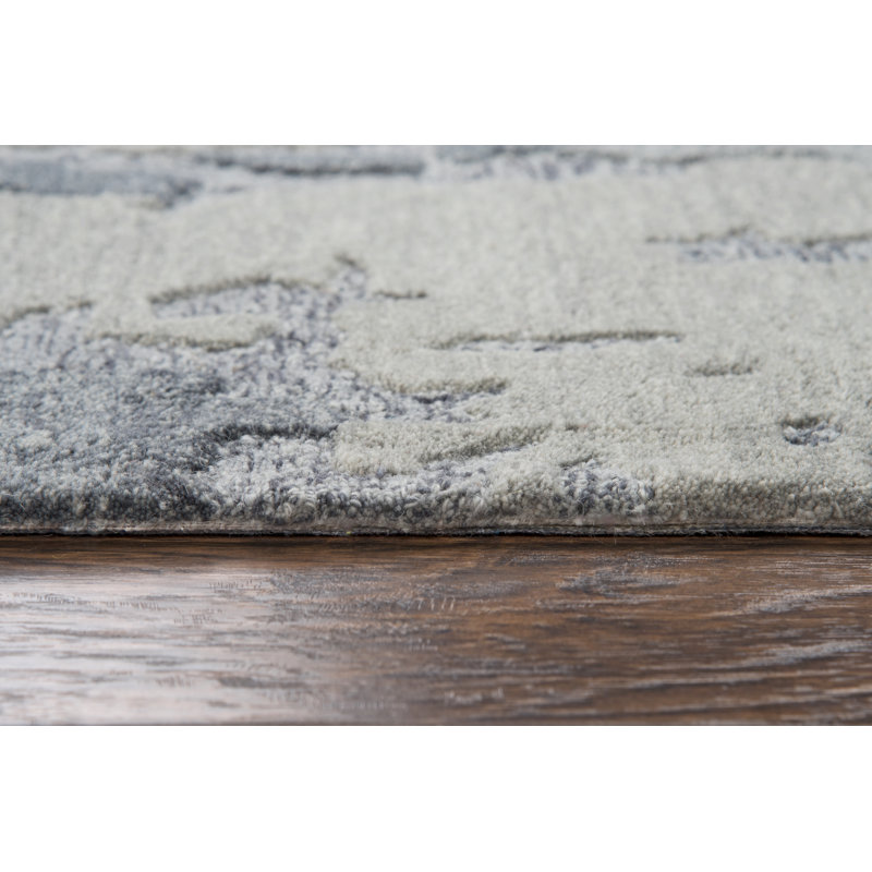 Stephenson Wool Abstract Indoor Rug, Runner 2'6" x 8'