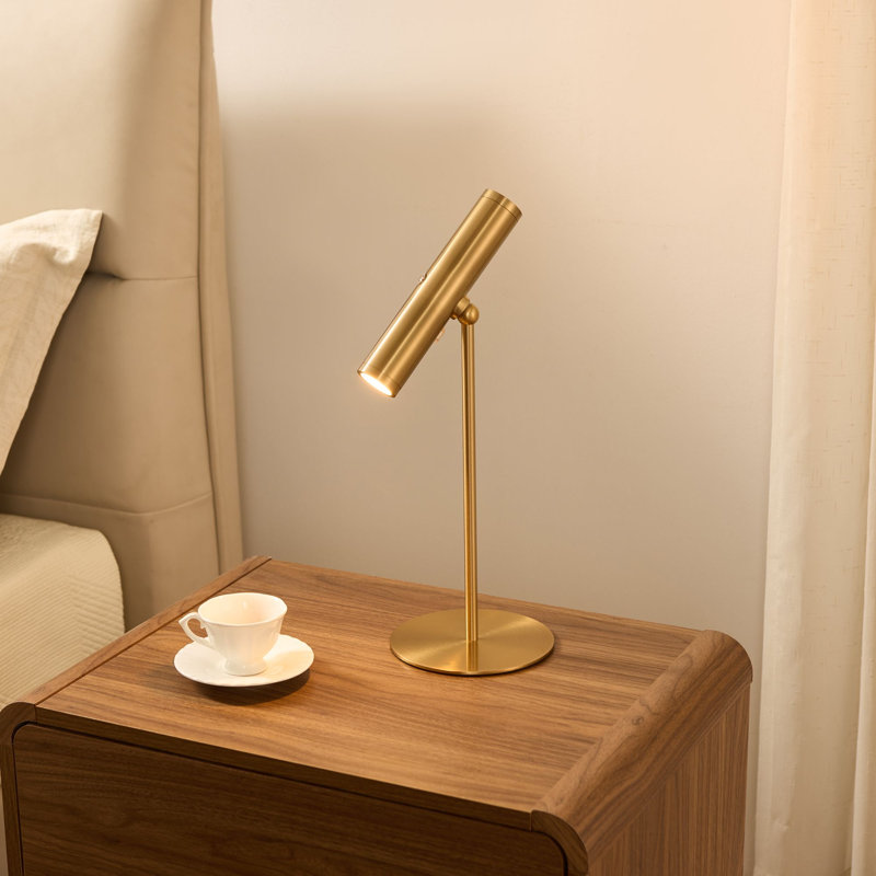 Lampe de table rechargeable sans fil Marshall avec tête magnétique détachable, gradation tactile et trois modes d'éclairage Marshall