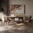 Rectangular Artificial Marble Dining Table Set-105170383