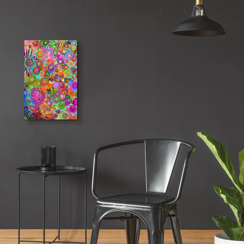 Bungalow Rose «Colores De Mar2» par Noemi Ibarz, art mural en verre acrylique, H 24 po x l 16 po x P 0,2 po