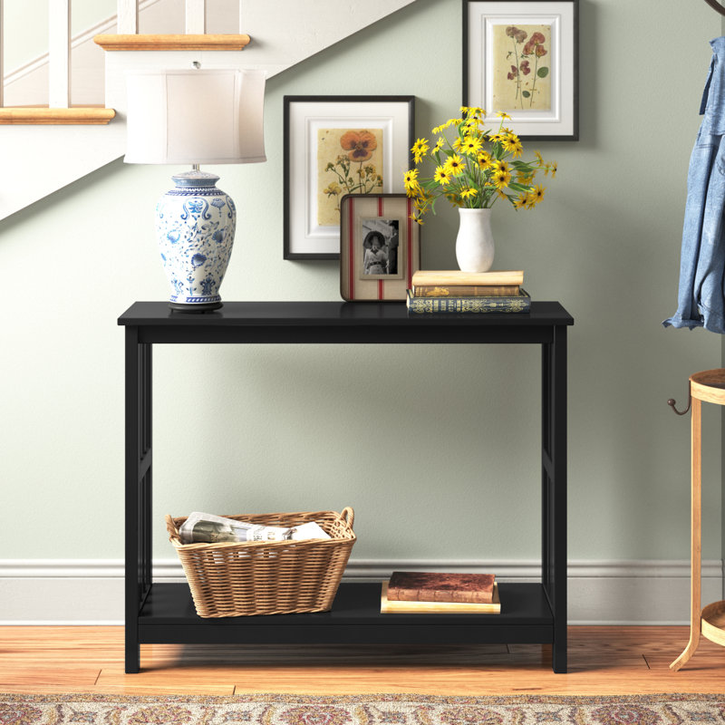 Meribelle 39.5'' Console Table, Black