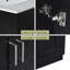Meuble-lavabo simple de 30 po avec lavabo en céramique Plattville-1411440693
