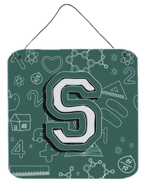 « back to school initial » par denny knight, impression sur plaque, S