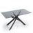 Tewksbury Glass Top Metal Base Dining Table-2025600411-2025600413