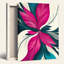 Motif floral abstrait, reproduction d'art sur toile tendue sur toile, ensemble de 1-146536439