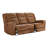 Benji 87.4'' Wide Brown Camel Genuine Leather Power Wall Reclining Sofa with USB Ports-114572808