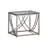 Aliaksej Glass Top End Table