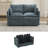 55.4" Wide Modular Storage Loveseat Sofa-1771757531