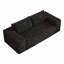 Canapé 3 pièces Boneless de 78,8 po, tissu velours côtelé, sièges profonds, canapé causeuse confortable, sans assemblage, 1 pièce pour salon, chambre à coucher, salle de conférence, appartement-1568257632
