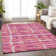 Premium Machine Washable Prisco Blush Rug