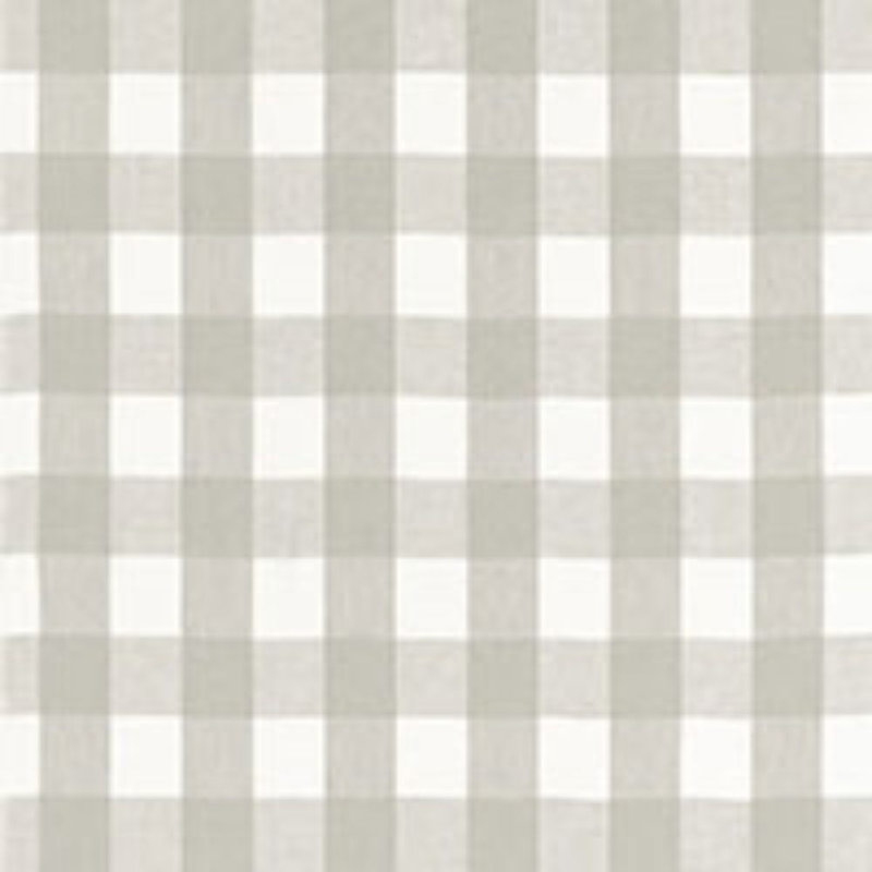 Key West Check Fabric, Black/Gray