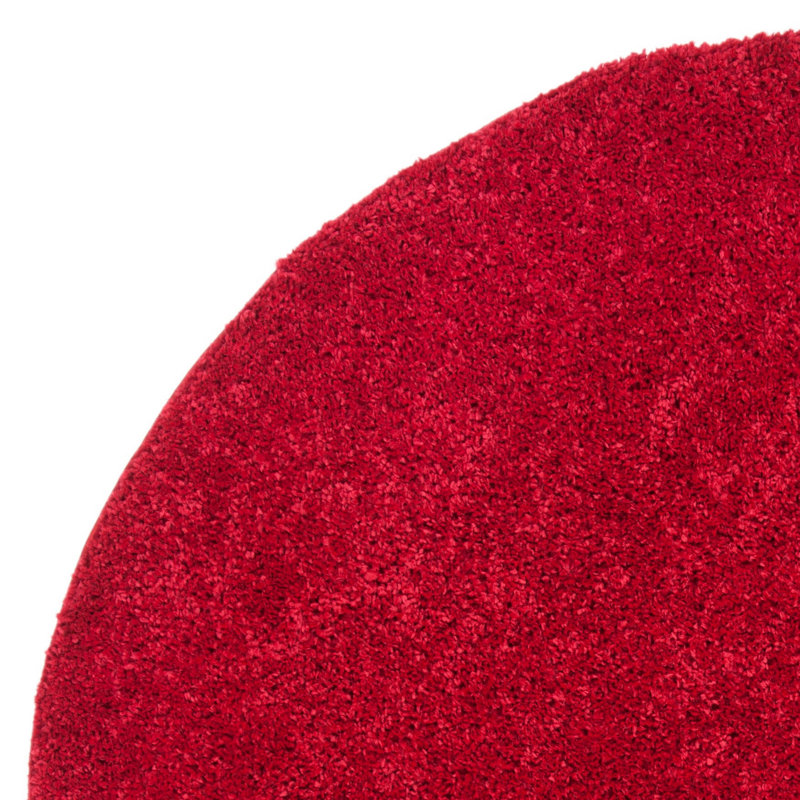 Jiang Red Area Rug, Round 6'7"