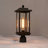 1-Light Transparent Glass Lantern Head