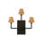 Brach Ring Steel Wall Sconce