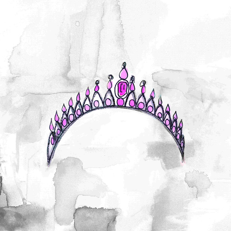 Couronne mignonne 1, H 20 po x l 20 po
