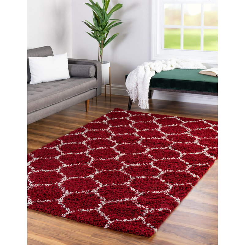 Tapis à poils longs Ruby, Rectangle 5 pi 3 po x 8 pi