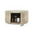 Castile Round Coffee Table With 1-Door