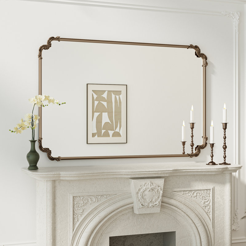 Miroir mural Genan, Or antique, 55 po x 36 po
